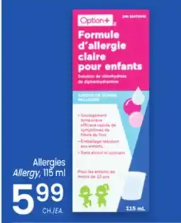 Uniprix Option+ Allergies/Allergy offer