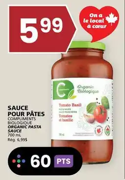 Rachelle-Bery Grocery COMPLIMENTS BIOLOGIQUE ORGANIC PASTA SAUCE offer