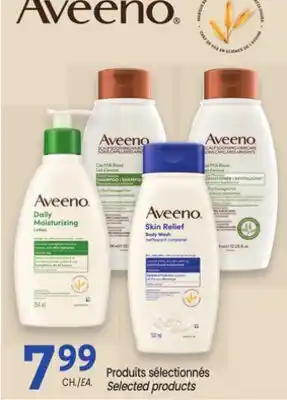 Uniprix Aveeno Produits sélectionnés/Selected products offer