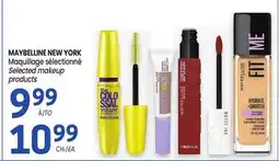 Uniprix MAYBELLINE NEW YORK Maquillage sélectionné/Selected makeup products offer