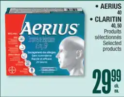 Jean Coutu • AERIUS 40 • CLARITIN 40, 50 offer