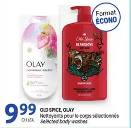 Uniprix OLD SPICE, OLAY Nettoyants pour le corps sélectionnés Selected body washes offer
