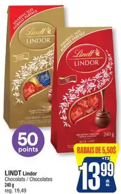 Jean Coutu LINDT Lindor Chocolates offer
