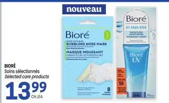 Uniprix BIORÉ Soins sélectionnés/Selected care products offer