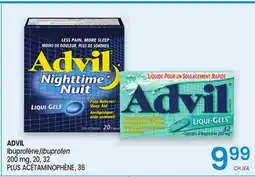 Uniprix ADVIL Ibuprofène/Ibuprofen, ACÉTAMINOPHÈNE offer