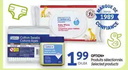 Uniprix OPTION+ Produits sélectionnés/Selected products offer