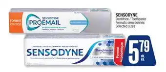 Jean Coutu SENSODYNE Toothpaste offer