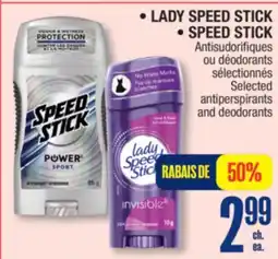 Jean Coutu LADY SPEED STICK, SPEED STICK offer