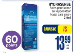 Jean Coutu HYDRASENSE Nasal care spray offer