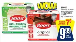 Jean Coutu BOOST Meal replacements offer