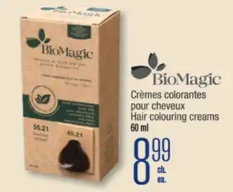 Jean Coutu BIOMAGIC Hair colouring creams offer