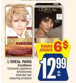 Jean Coutu L'ORÉAL PARIS Selected hair colouring products offer