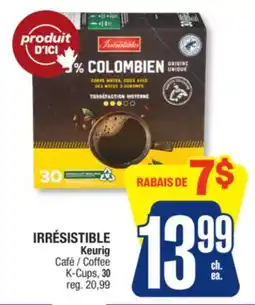 Jean Coutu IRRÉSISTIBLE Keurig Café offer