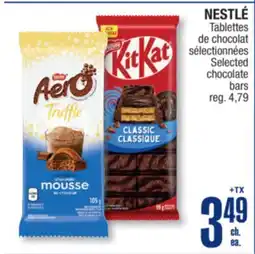 Jean Coutu NESTLÉ Selected chocolate bars offer