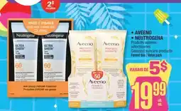 Jean Coutu AVEENO NEUTROGENA Selected suncare products offer