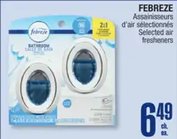 Jean Coutu FEBREZE Selected air fresheners offer