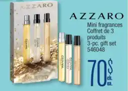 Jean Coutu AZZARO Mini fragrances offer