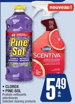 Jean Coutu CLOROX, PINE-SOL Selected cleaning products offer