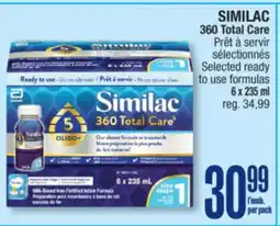 Jean Coutu SIMILAC 360 Total Care Selected ready to use formulas offer