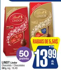 Jean Coutu LINDT Lindor Chocolats offer