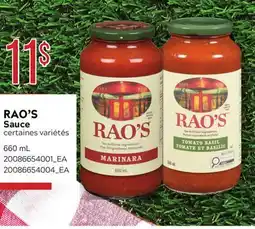 Provigo RAO'S SAUCE offer