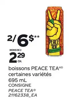 Provigo BOISSONS PEACE TEA, 695 ML | PEACE TEA offer