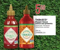 Provigo TABASCO SAUCE AUX PIMENTS, 256 ML | PEPPER SAUCE offer