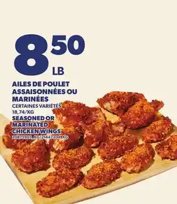 Provigo AILES DE POULET ASSAISONNÉES OU MARINÉES | SEASONED OR MARINATED CHICKEN WINGS offer