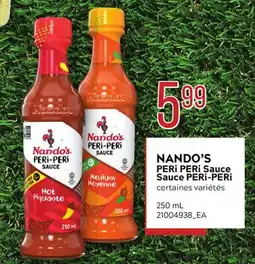 Provigo NANDO'S PERI PERI SAUCE SAUCE PERI-PERI offer