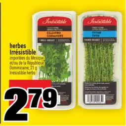 Super C herbes Irrésistible | Irrésistible herbs offer