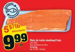 Super C filets de truite steelhead frais | fresh steelhead trout fillets offer