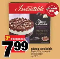 Super C gâteau Irrésistible | Irrésistible cake offer
