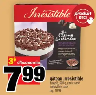 Super C gâteau Irrésistible | Irrésistible cake offer