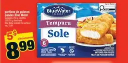 Super C portions de poisson panées BlueWater | Blue Water breaded fish portions offer