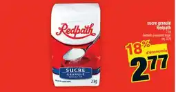 Super C sucre granulé Redpath | Redpath granulated sugar offer
