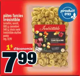 Super C pâtes farcies Irrésistible | Irrésistible stuffed pasta offer