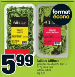 Super C laitues Attitude | Attitude lettuce offer
