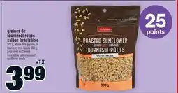 Super C graines de tournesol rôties salées Irrésistible | Irrésistible salted roasted sunflower seeds offer