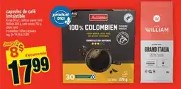 Super C capsules de café Irrésistible | Irrésistible coffee capsules offer