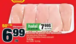 Super C poitrines de poulet frais désossé es | fresh boneless chicken breasts offer