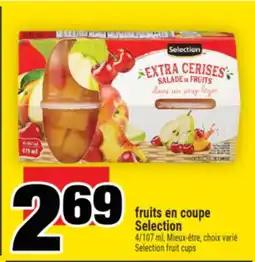 Super C FRUITS EN COUPE SELECTION | SELECTION FRUIT CUPS offer