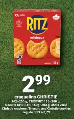 Super C craquelins CHRISTIE | Christie crackers offer