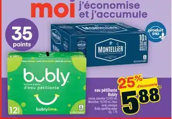 Super C EAU PÉTILLANTE BUBLY | BUBLY SPARKLING WATER offer