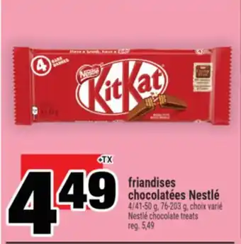 Super C friandises chocolatées Nestlé | Nestlé chocolate treats offer