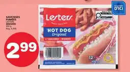 Marches Tradition LESTERS WIENERS offer