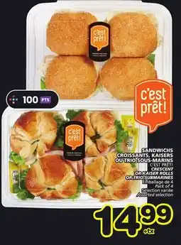 Marches Tradition CRESCENT OR KAISER ROLLS OR TRIO SUBMARINES offer