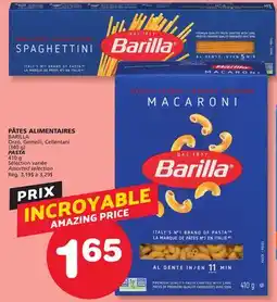 Marches Tradition BARILLA PASTA offer