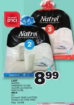 Marches Tradition NATREL MILK offer