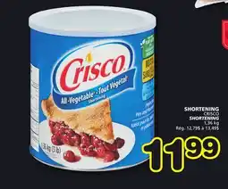 Marches Tradition CRISCO SHORTENING offer