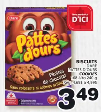 Marches Tradition DARE COOKIES offer